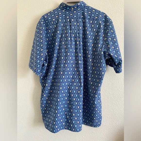 Reyn Spooner Hawaiian Turtle Pullover Shirt